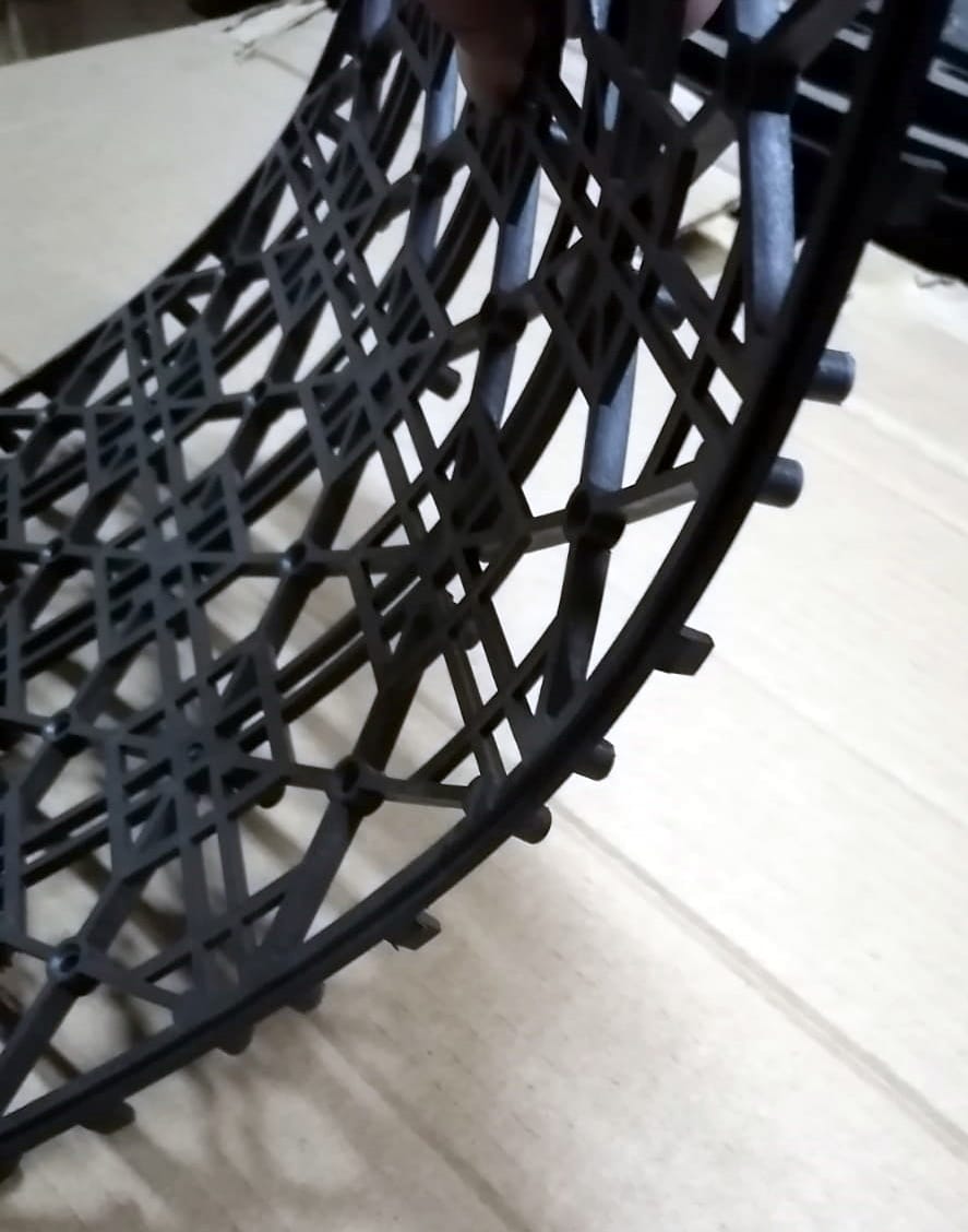 Основа решетка для крепления садового паркета — фото 2