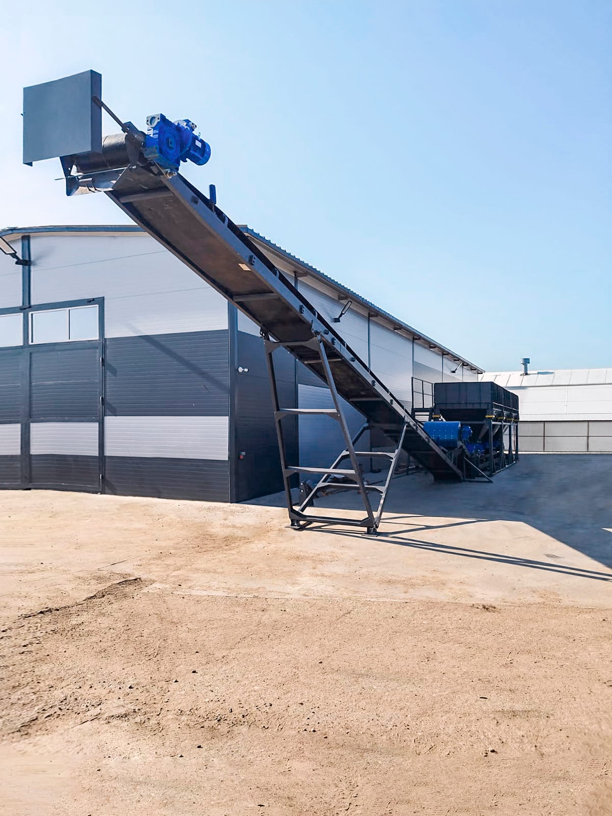 Установка для производства песко-соляной смеси