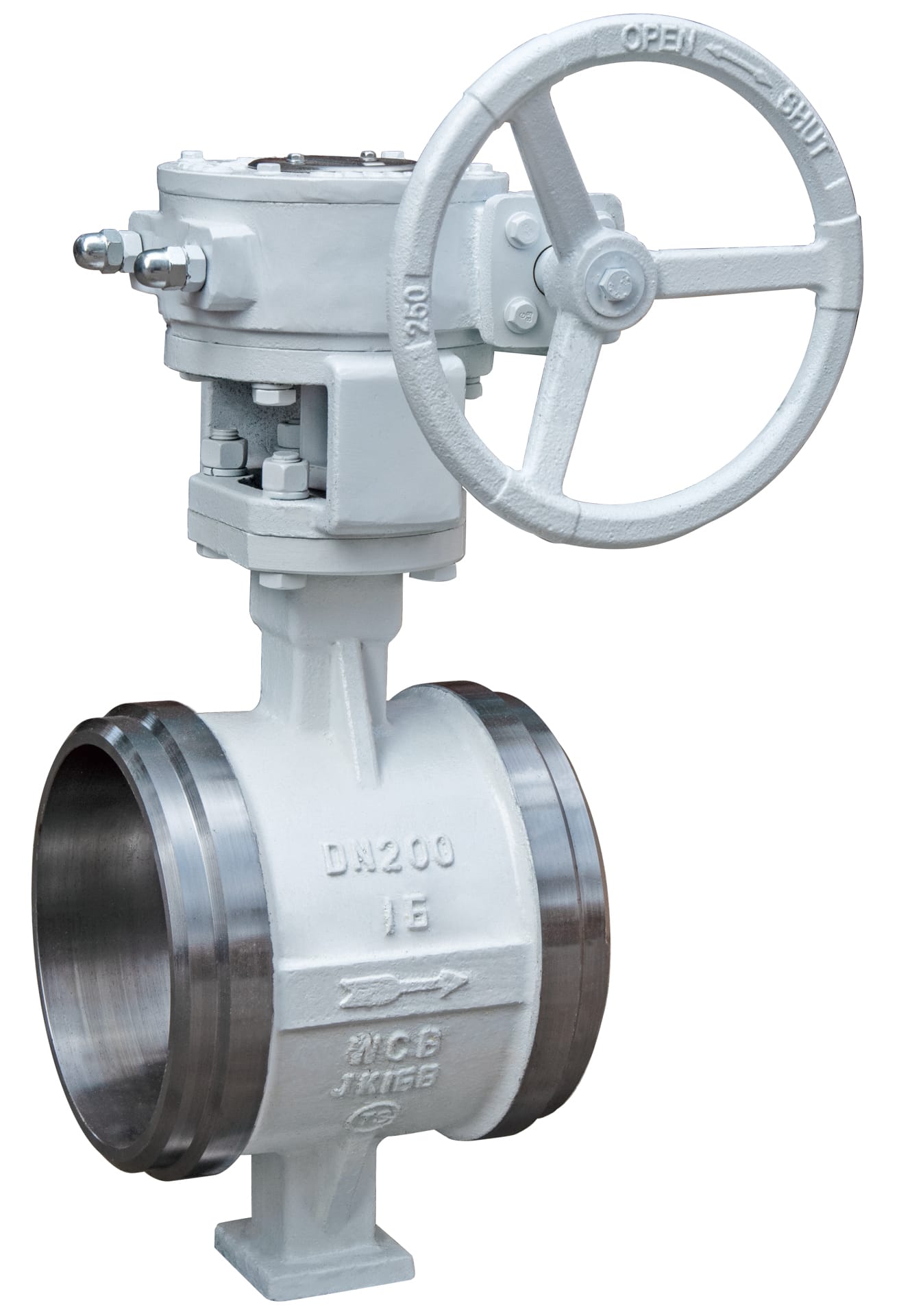 Затворы дисковые поворотные приварные WCB Ру16 Ду200