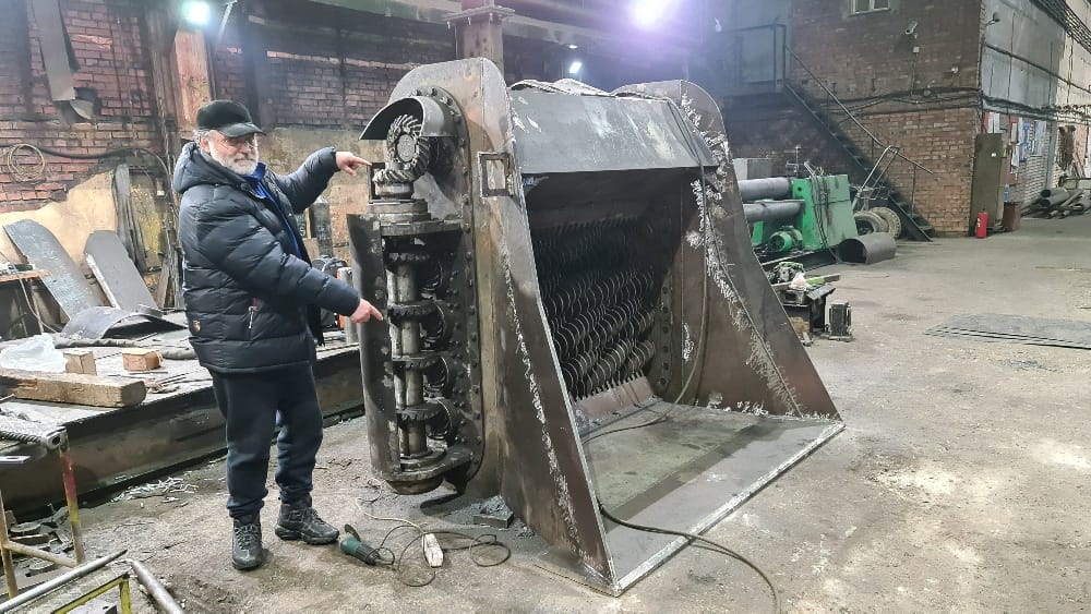 Просеивающий ковш с высокой производительностью