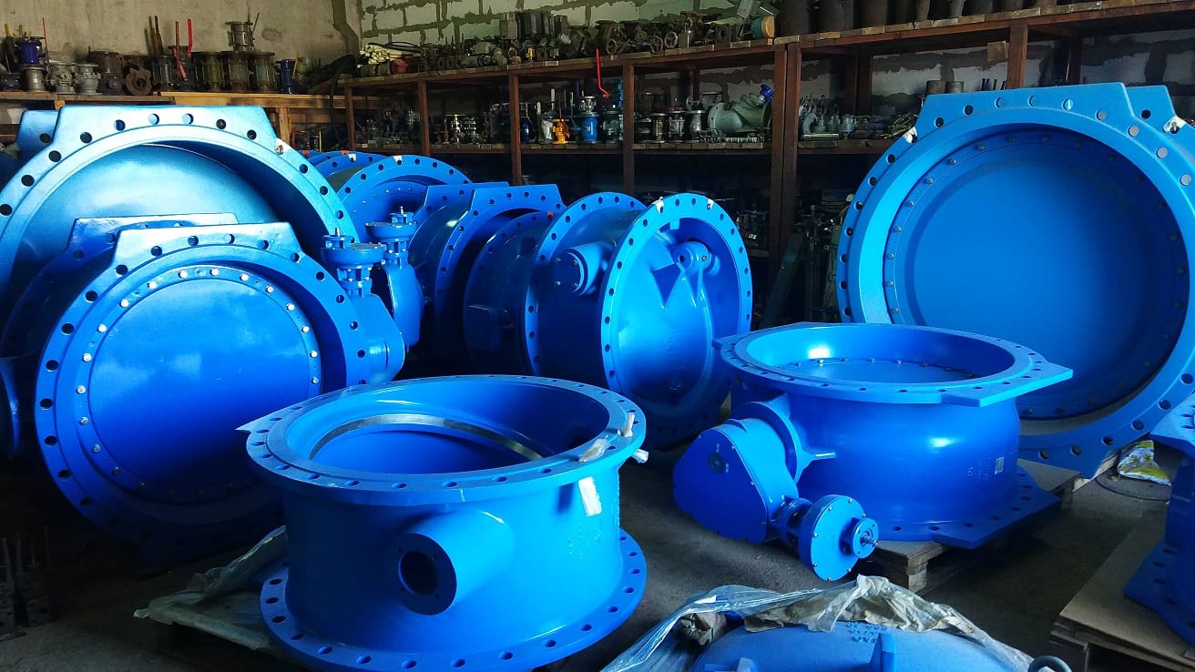 Затворы 2-ух эксцентриковые, чугунные, фланцевые ERHARD,    AVK,    Keulahutte GmbH,    ЭНЕКОС   Ду300-1400 Ру10 — фото 2