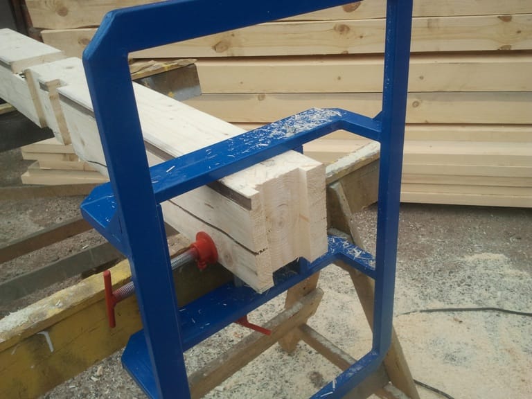 "Шершень" Мобильный чашкорез для строительства из бруса — фото 4