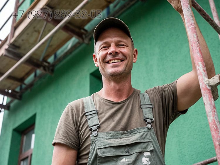 Утепление двухэтажного дома из пеноблока в Пензе, фасад