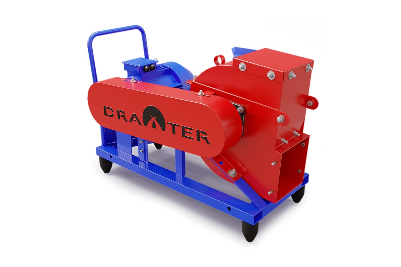 Промышленный щепорез DraXter Щ-350Э (элект; 7,5 кВт (380В); сито 12 мм.; раструб 300х300 расш.; КБ13': 2К+2ВО; АЗ 7,5 кВт) — фото 3