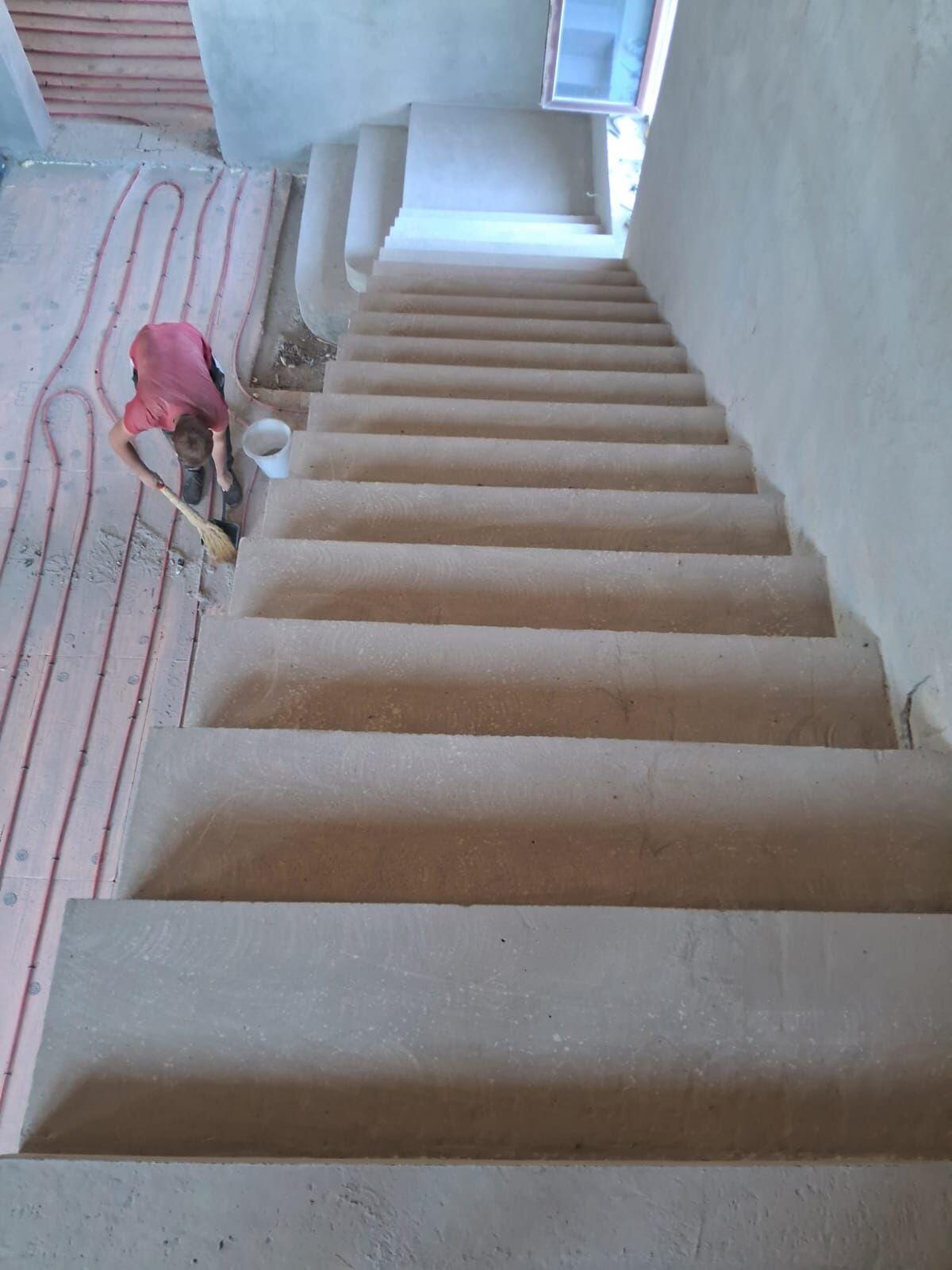 Монолитные железобетонные, бетонные лестницы — фото 5