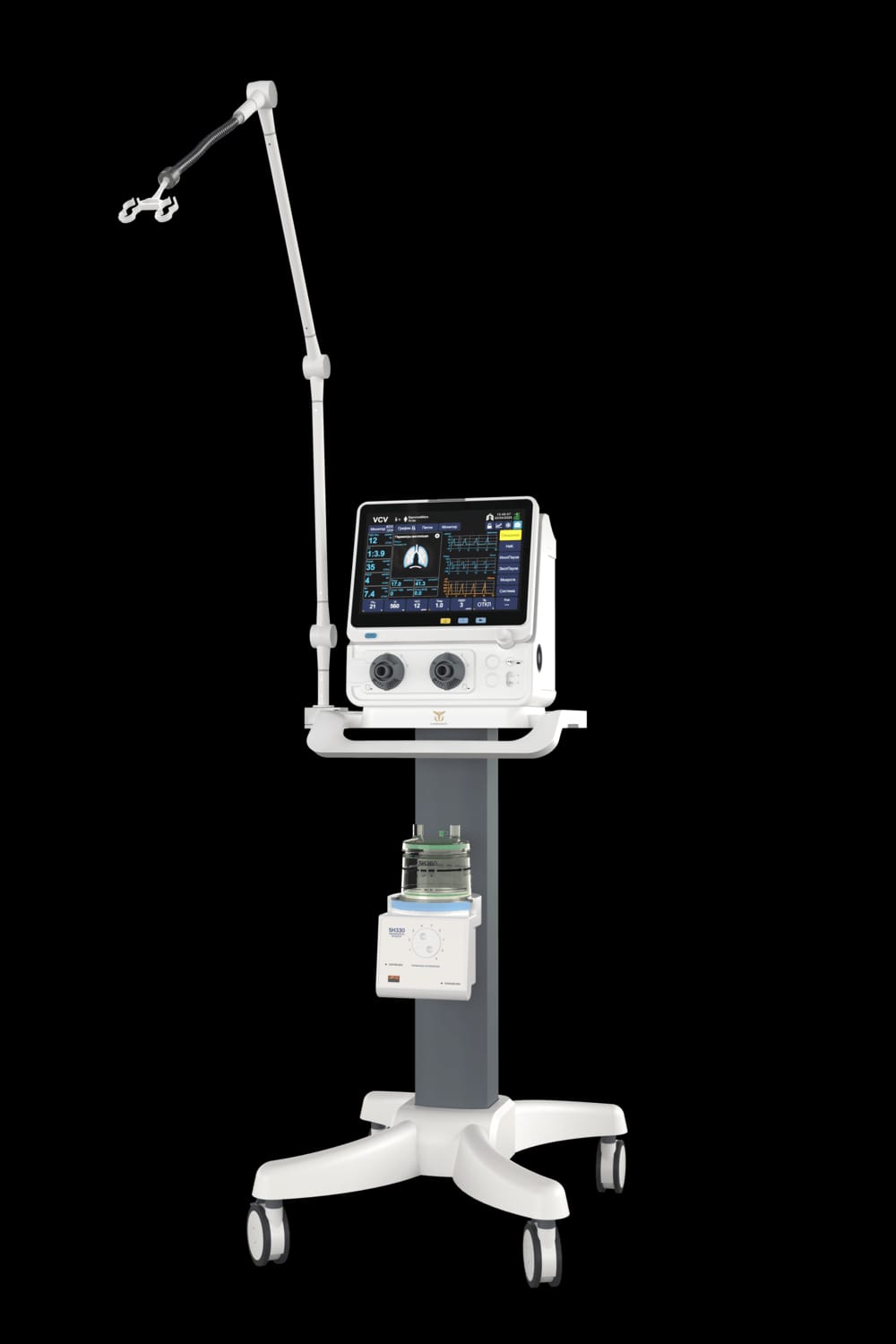 Аппарат искусственной вентиляции легких общего назначения для интенсивной терапии CADUCEUS AIRPRO