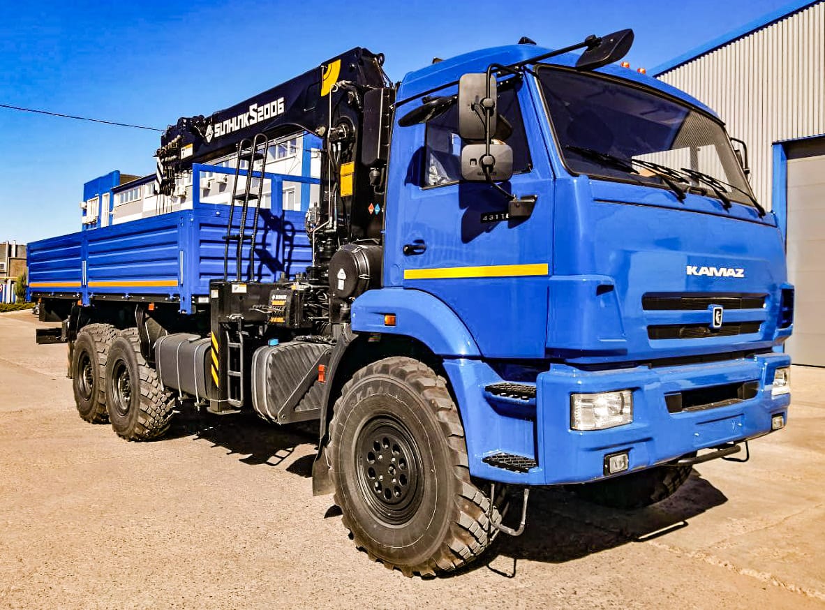 КМУ Sunhunk S-2006 на шасси КАМАЗ 43118