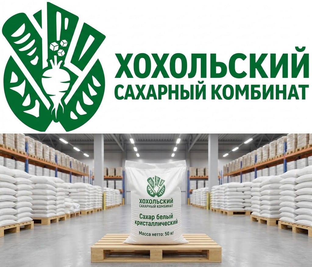 Оптовые поставки сахара от производителя Хохольский сахарный комбинат