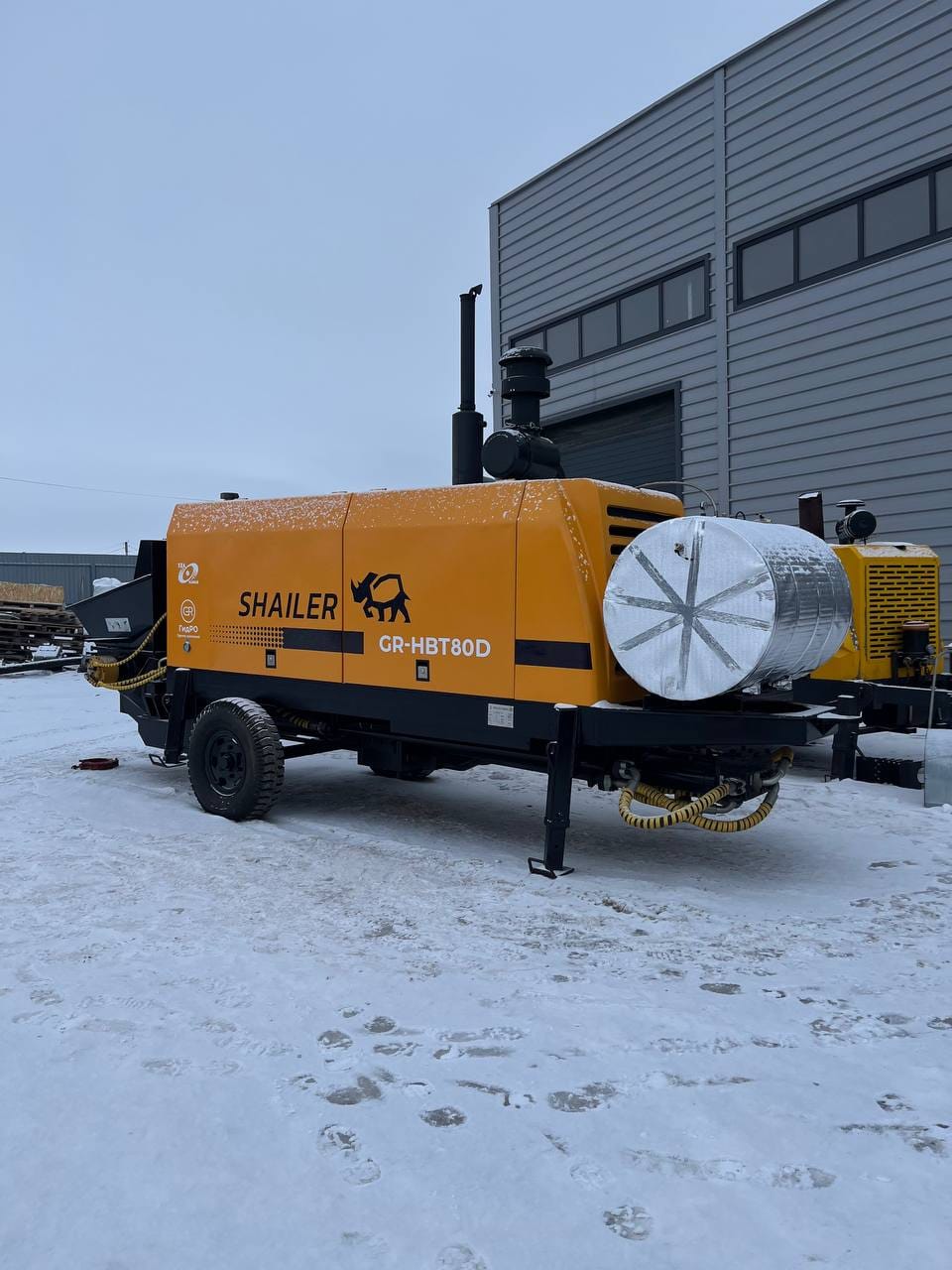 Бетононасосы стационарные SHAILER GR-60D, GR-80D, GR-100D-23 — фото 11