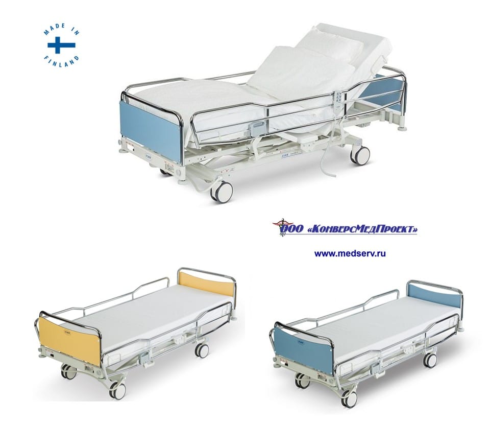 Медицинская функциональная кровать ScanAfia XS производства Lojer Oy, Финляндия — фото 3