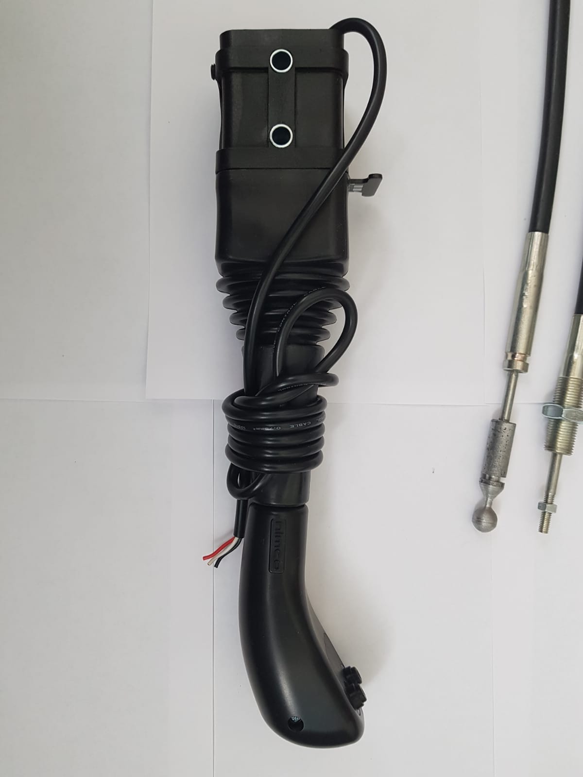 Джойстик управления гидрораспределителем NIMCO (две кнопки) для спецтехники — фото 3