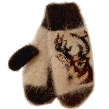 Шерстяные и пуховые варежки — фото 5