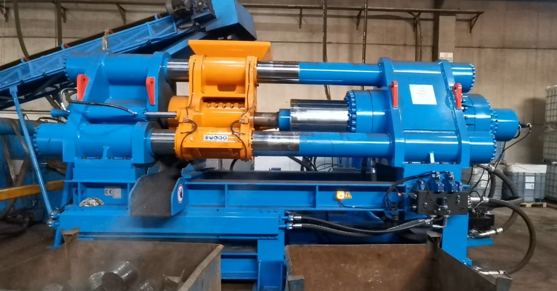 Пресс для брикетирования металлической стружки, BPА 200