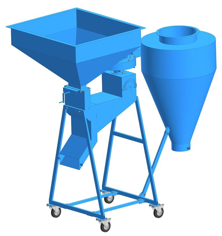 Воздушный сепаратор зерна и пластика АС-1