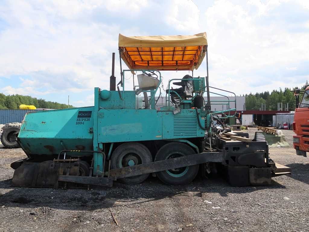Асфальтоукладчик Vogele Super 1800, 8100 м/ч, идеал — фото 4