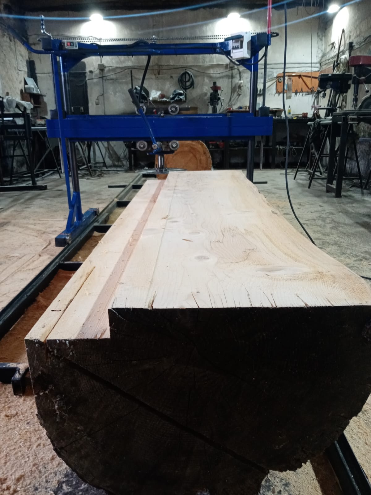 Углоповоротная пилорама с диском 5,5кВт(новая) — фото 2