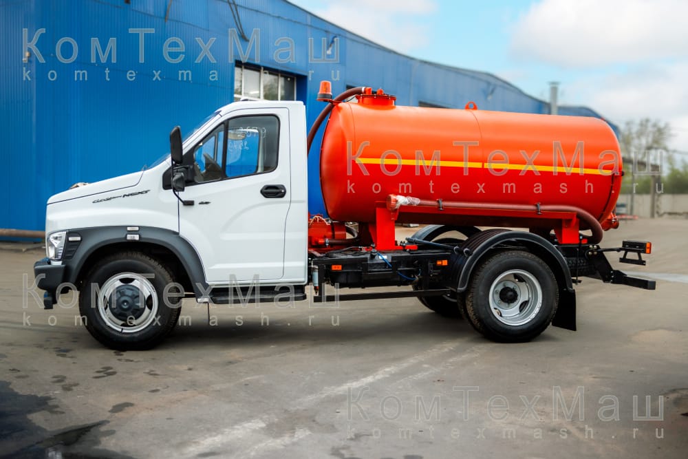 Установка вакуумного оборудования КО-503В на шасси ГАЗ