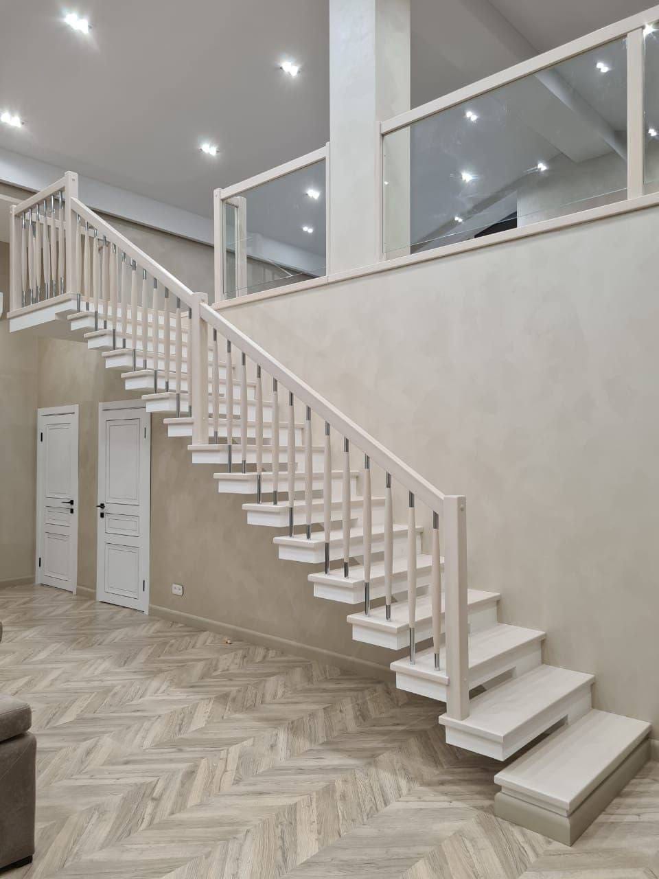 Лестницы на второй этаж — фото 7