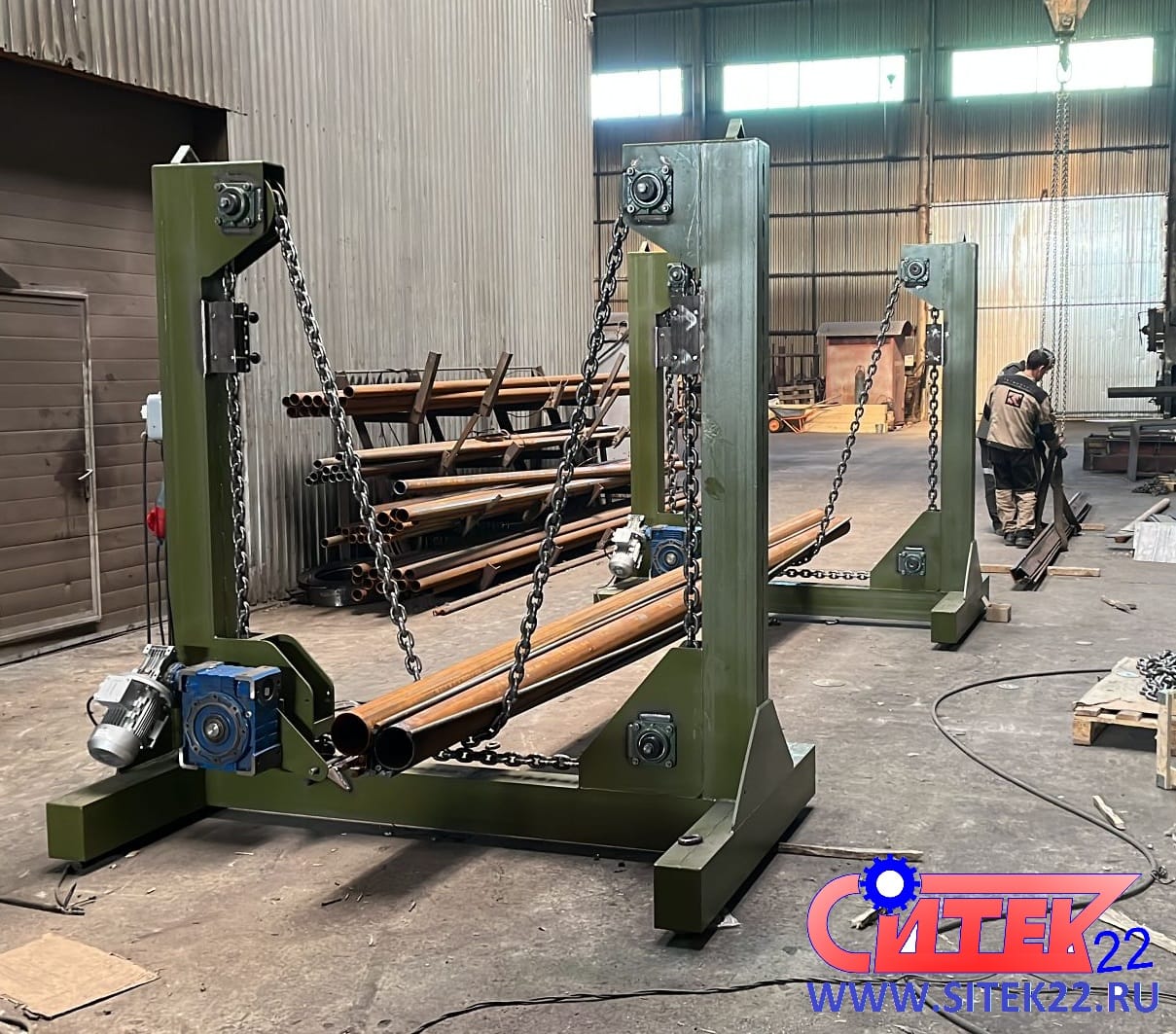 Кантователь сборно-сварочный рычажный КЦР-12