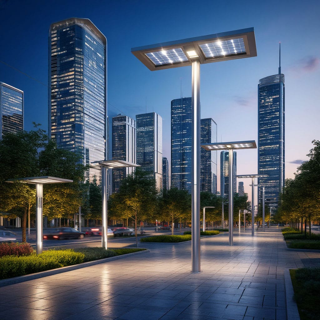 Светильники уличные автономные консольные kibor на солнечных батареях — фото 7