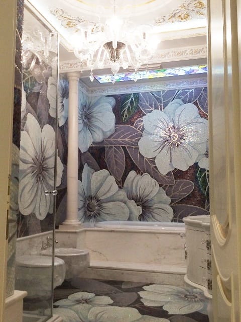 Мозаика панно смальта мозаичное панно хамам плитка бассейн фасад