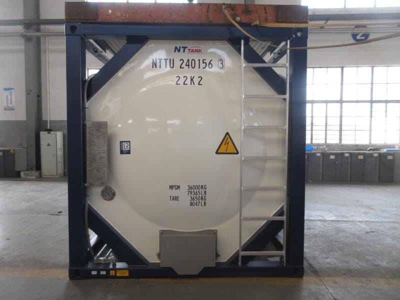 Танк-контейнер тип Т11 объём 24м3 для перевозки растворителей, новый.