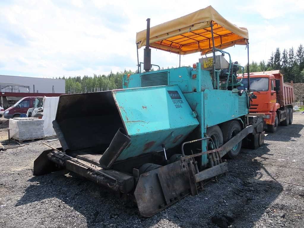 Асфальтоукладчик Vogele Super 1800, 8100 м/ч, идеал — фото 2