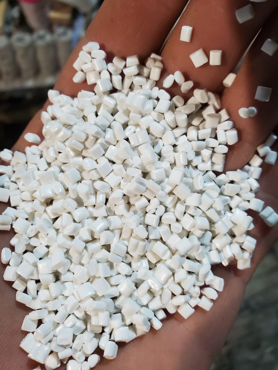Белая гранула полипропилена вторичная