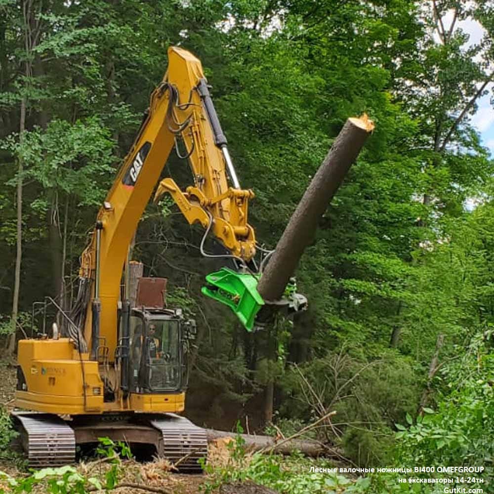 Лесные ножницы BI400 на экскаваторы 14-24тн. — фото 4