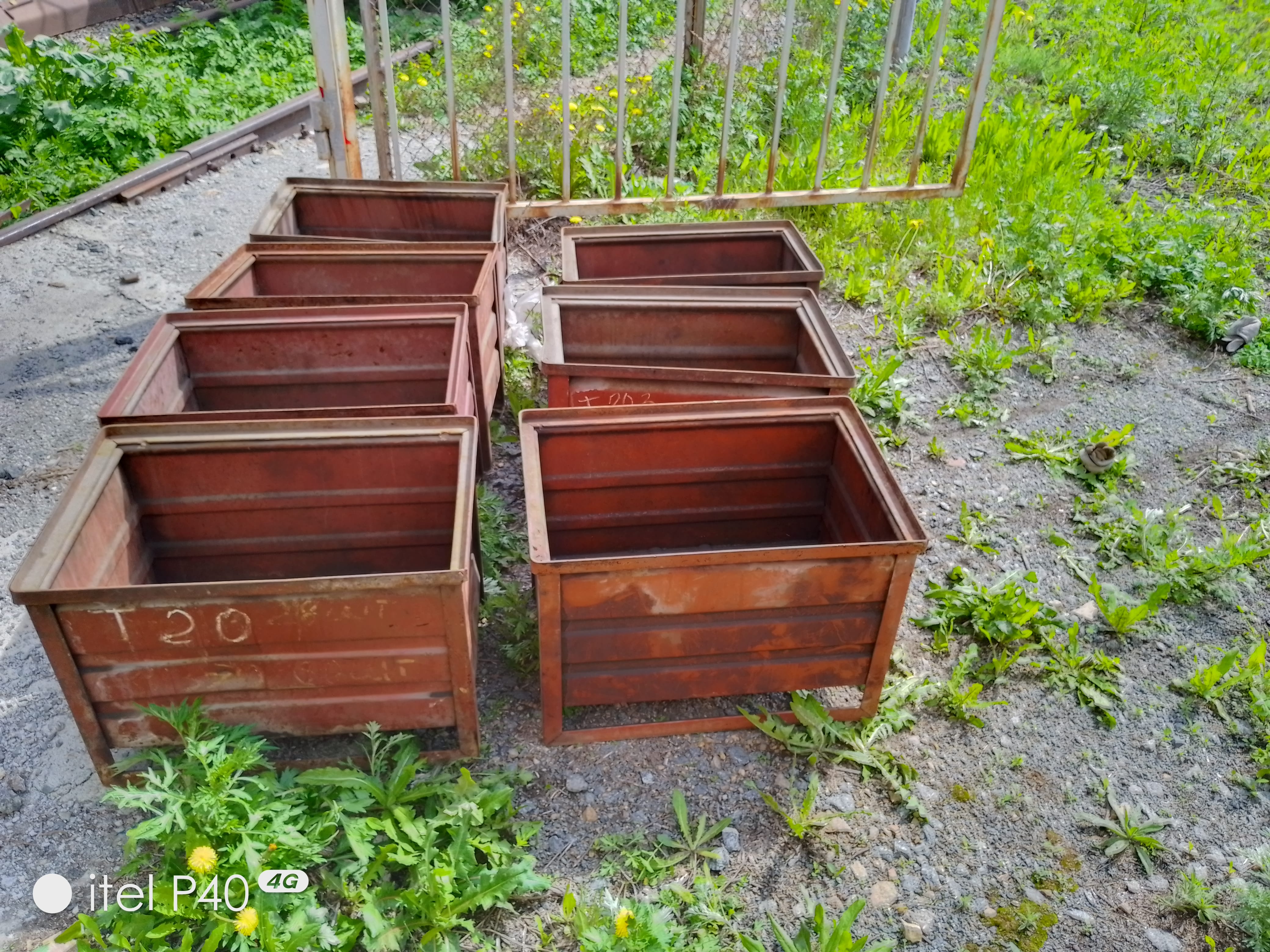 Тара, ящики, мульды, металлические 620х420х420мм — фото 4