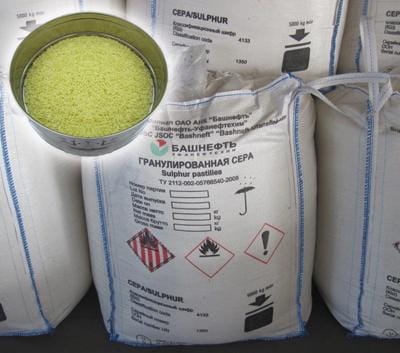 Сера техническая гранулированная, комовая. — фото 3