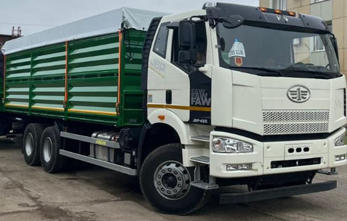 Новый зерновоз FAW 6x4 объем 35 м.куб. 420 л.с. Цена завода!