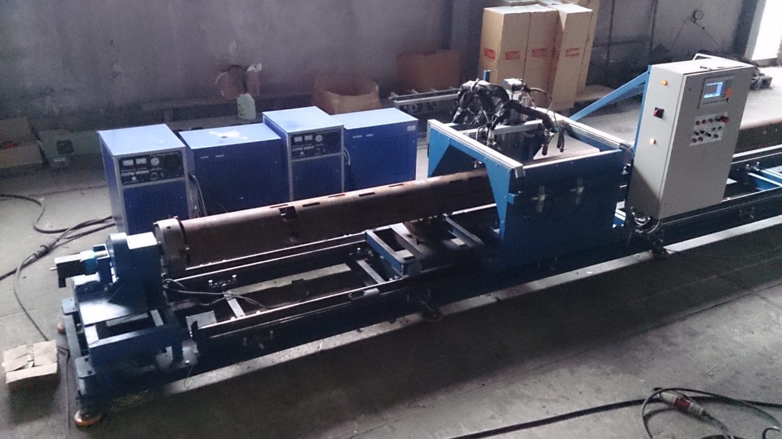 Портальная промышленная машина для резки труб с ЧПУ «Сектор» з-да Плазмамаш — фото 2