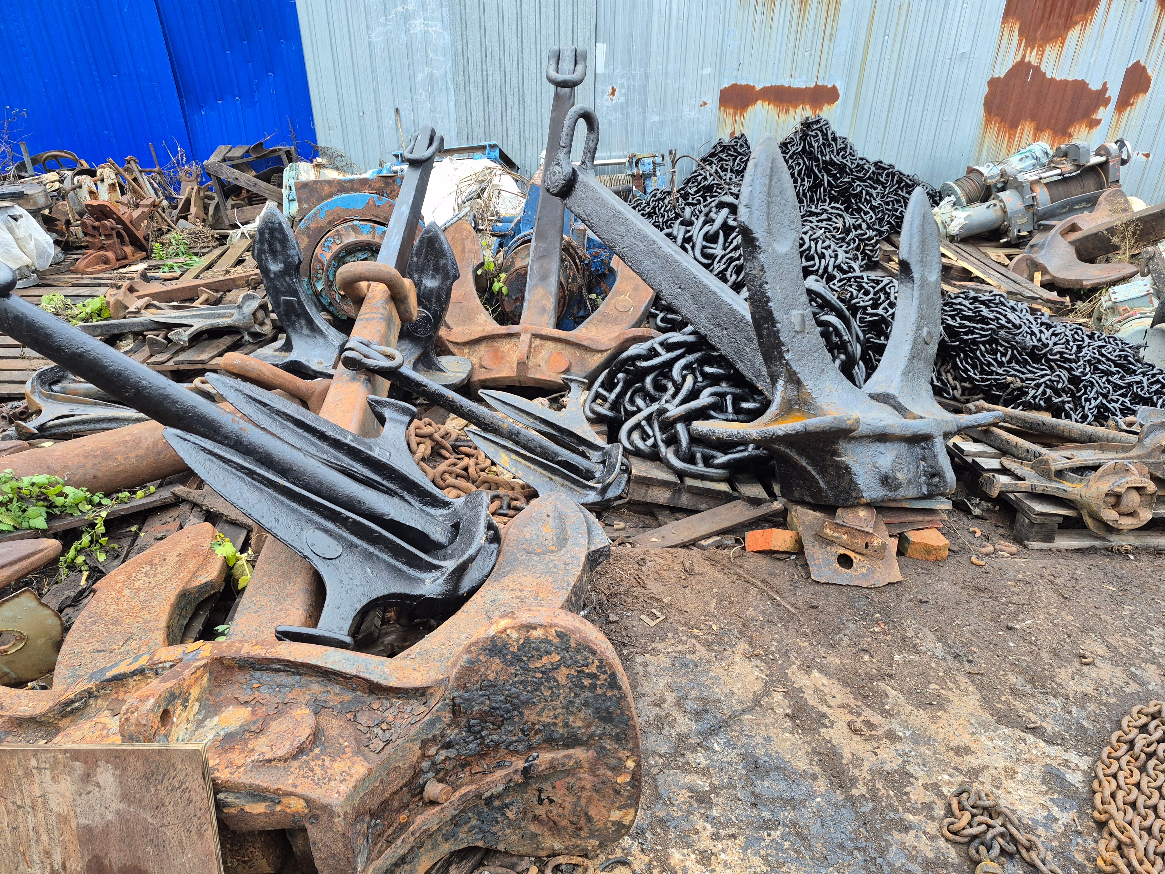 Продам якорь холла, якорь матросова, брашпиль, цепи — фото 3