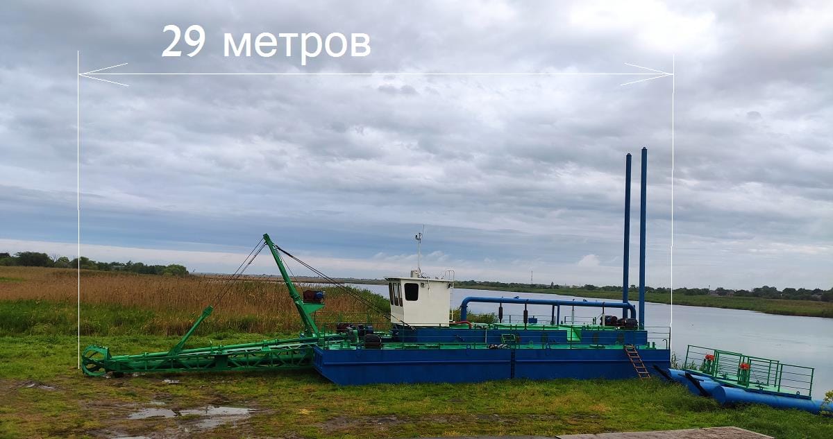 Земснаряд Ахтарец (лс27) 140040. Дизельный — фото 2