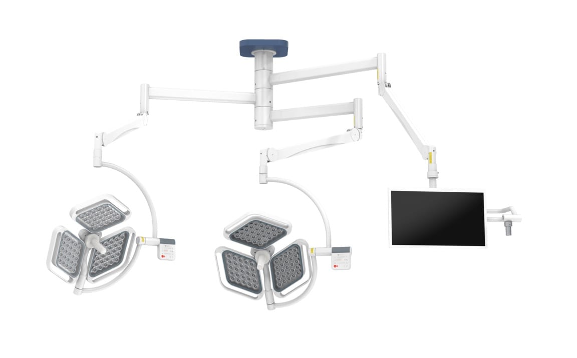 Светильник медицинский хирургический потолочный CADUCEUS CL3-L3/L3