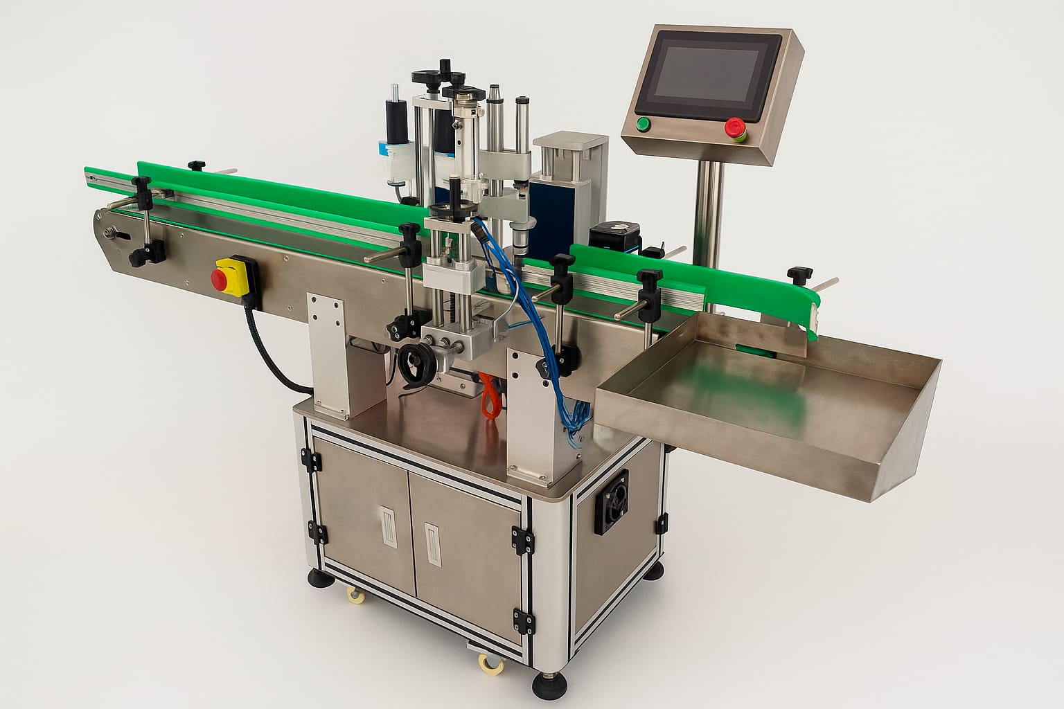 Машина этикетировочная ЭМ05.06 с сервоприводом пневмообкатчика