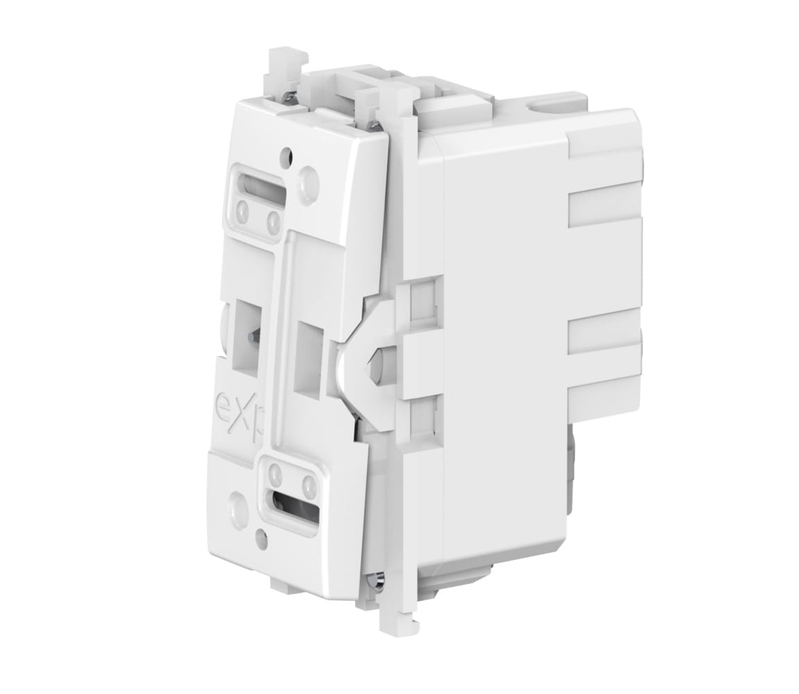 Выключатель CADUCEUS ALING EXPERIENCE для скрытой проводки, с нейтралью, 16АХ, 250В~, механизм