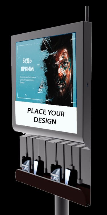 Автомат для зарядки мобильных устройств INFO WALL CHARGER 22