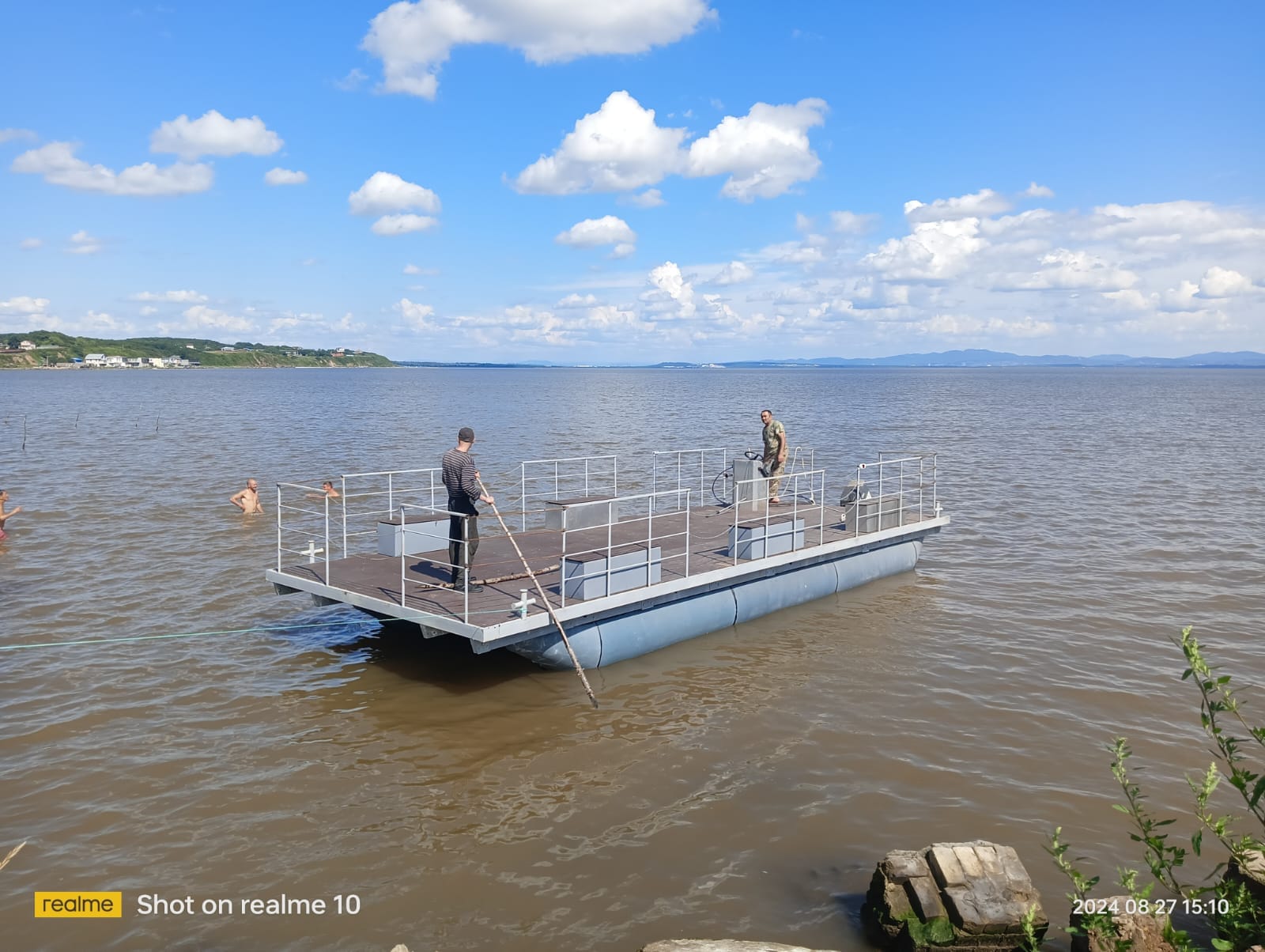Грузовой понтонный катамаран для рыбалки, чартера, туристический во Владивостоке