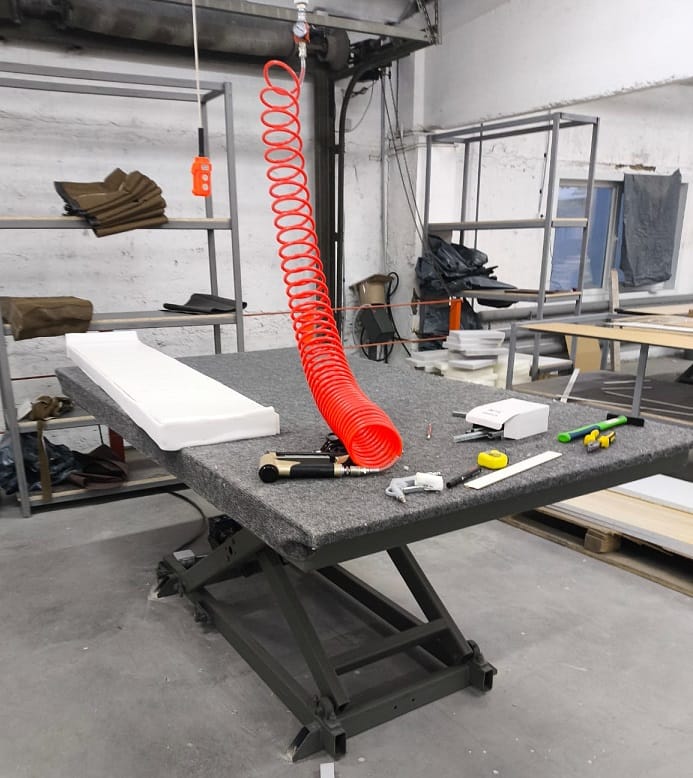 Стол подъемный ножничного типа с электроприводом — фото 8