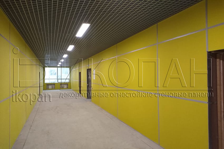 Панели НГ СМЛ с акриловым покрытием.