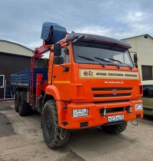 Аренда манипулятора вездехода КАМАЗ 6х6