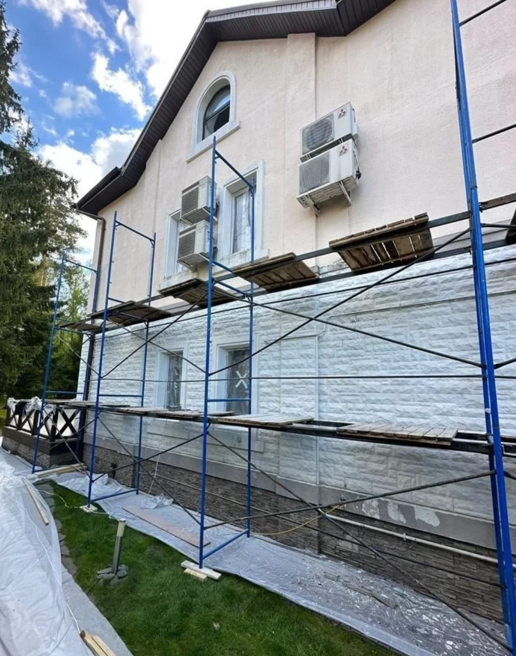 Строительные леса, рамные, бетоносмеситель — фото 4