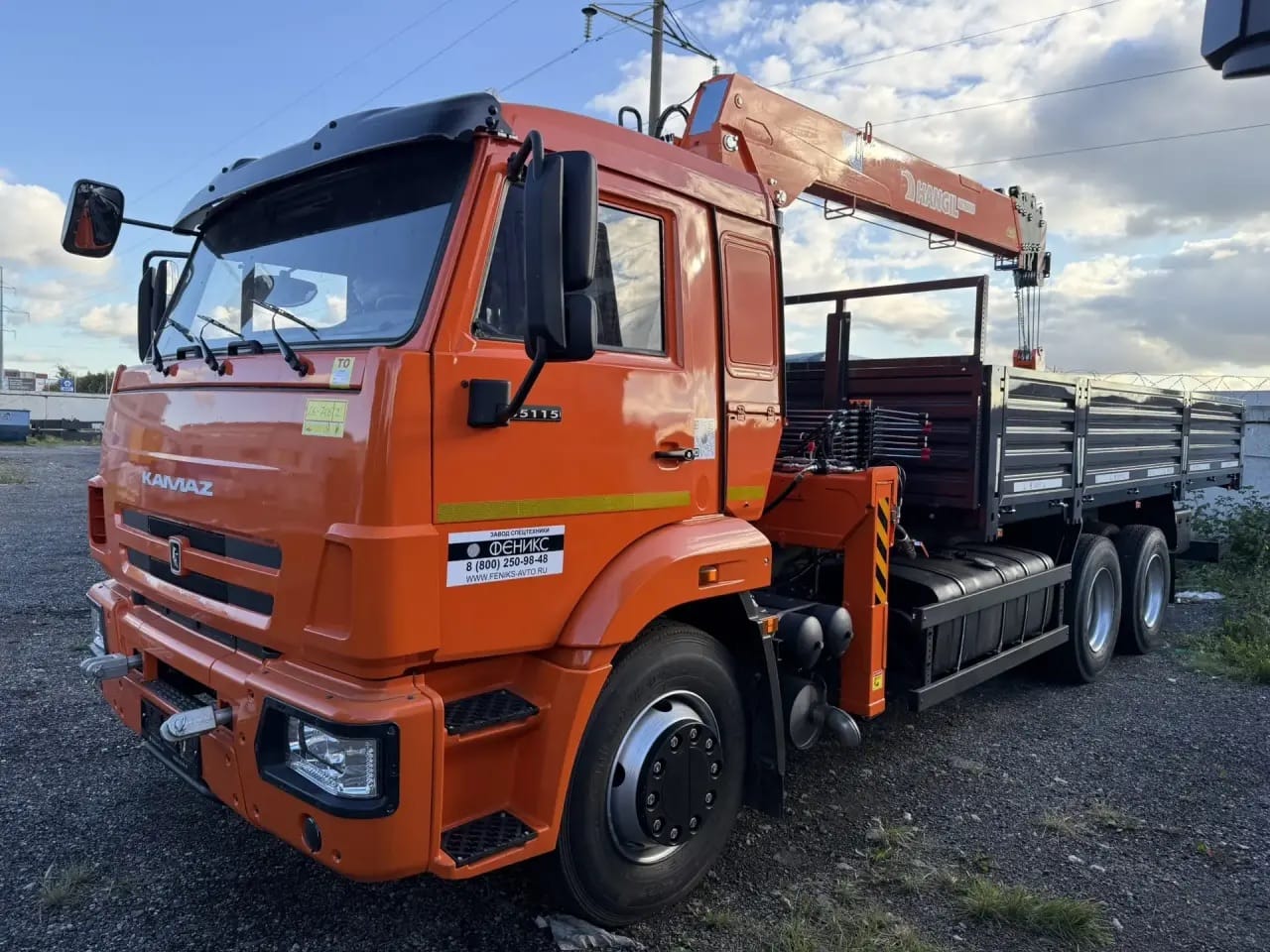 КМУ HANGIL 756 Plus на шасси КАМАЗ 65115-56 рест 2