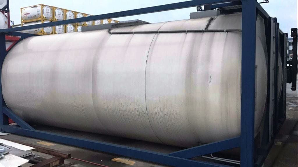 Танк-контейнер объём 25м3 тип Т4, для перевозки топливных присадок, новый — фото 2