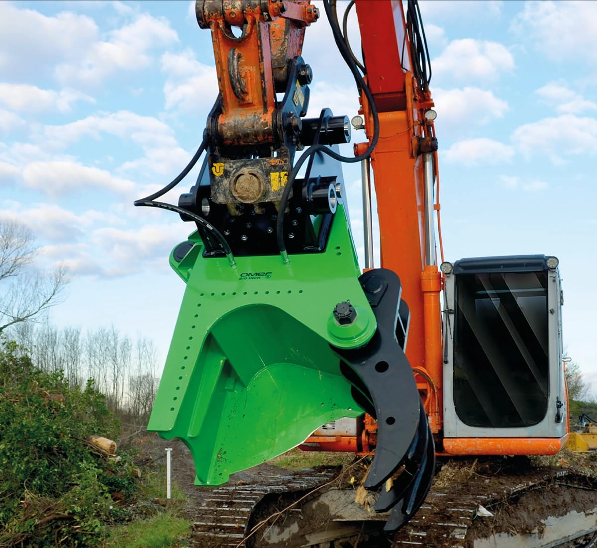 Лесные валочные ножницы BI600 на экскаваторы 30тн+ — фото 6