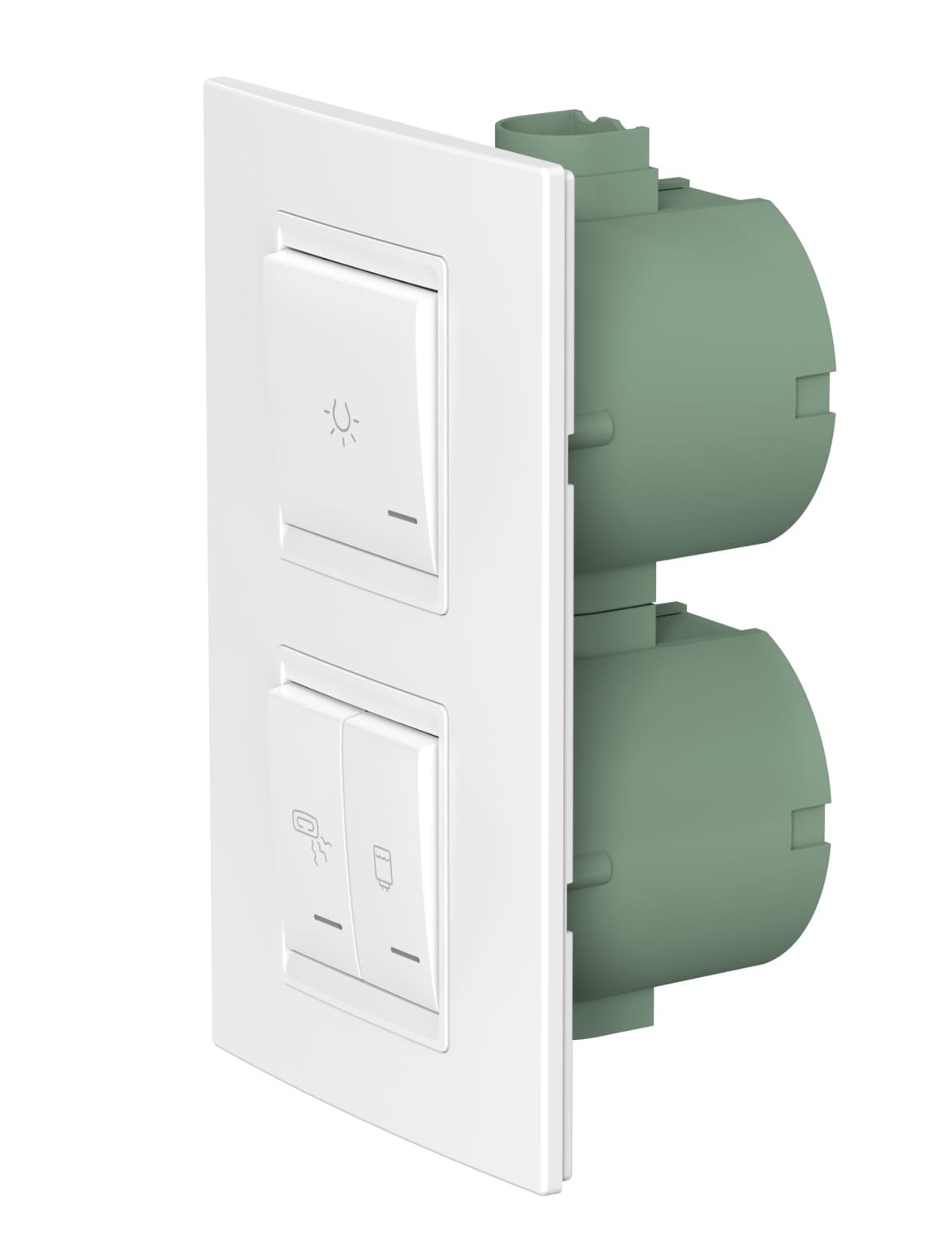 Комплект встраиваемых выключателей CADUCEUS ALING EXPERIENCE для ванной комнаты, 16А, 250В~