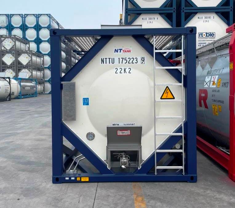 Танк-контейнер тип Т11 объём 18м3 для перевозки жидких удобрений, новый.