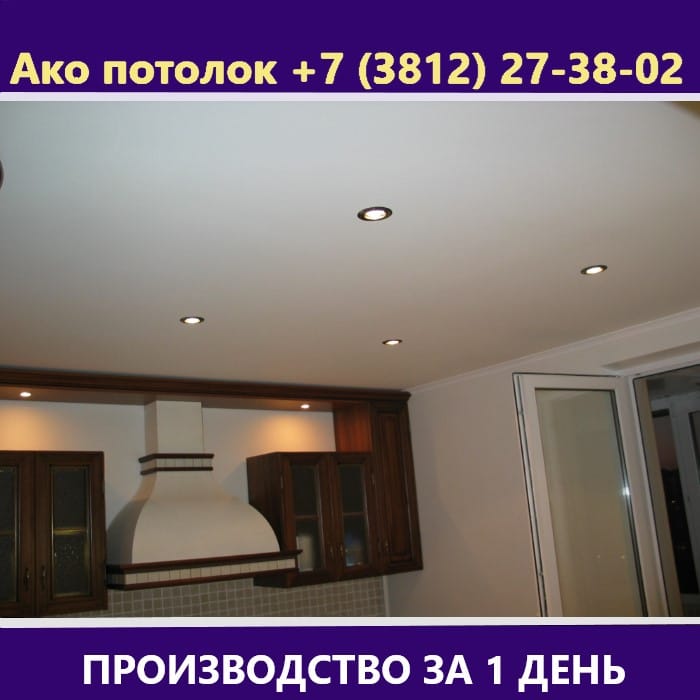 Натяжные потолки в Омске цена с работой